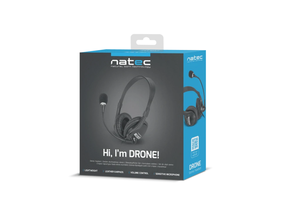 Sluchátka Natec Drone