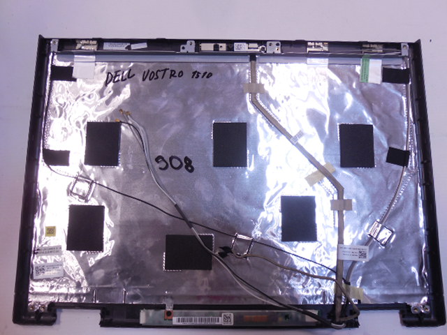 Zadní kryt LCD / LCD Back Cover (s Webkamerou, invertor a WiFi kabely) pro DELL VOSTRO 1520