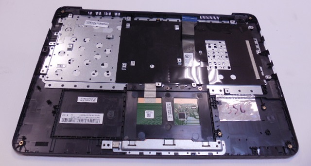 Horní kryt / Palmrest s klávesnicí pro ASUS E402M