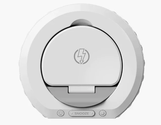 Hodiny s budíkem a bezdrátovou nabíječkou IMMAX Clock 08983L