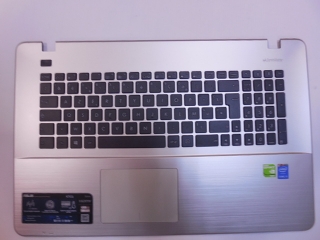 Horní kryt / Palmrest s klávesnicí pro ASUS K751L